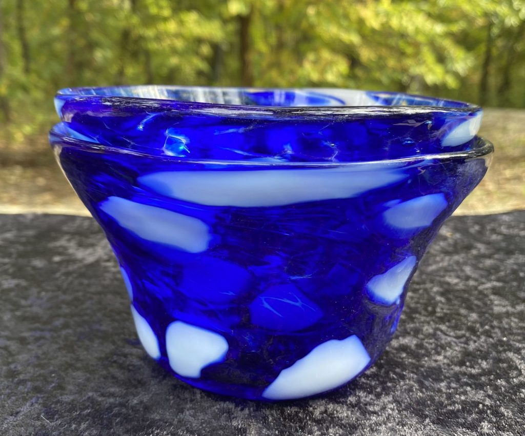 Stacking Glass Blown Bowls Bloom and Bark Glass Blowing Studio