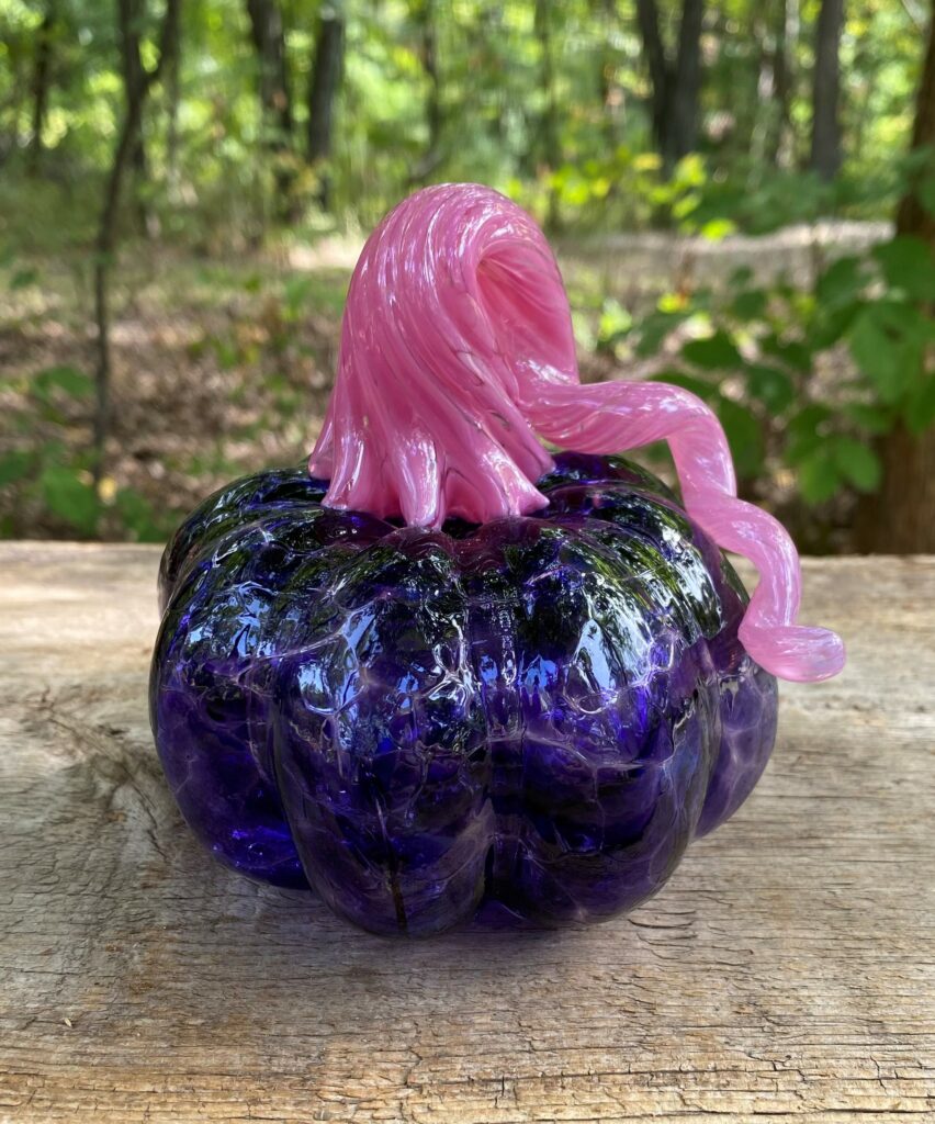 Glass Blown Pumpkins Bloom and Bark Glass Blowing Studio & Natural Farm